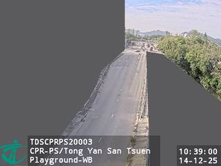 青山公路屏山段近唐人新村遊樂場 - 西行