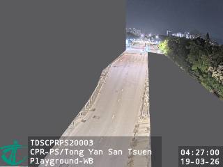 青山公路屏山段近唐人新村遊樂場 - 西行