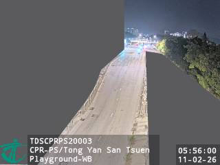 青山公路屏山段近唐人新村遊樂場 - 西行