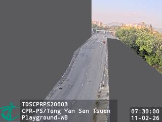 青山公路屏山段近唐人新村遊樂場 - 西行