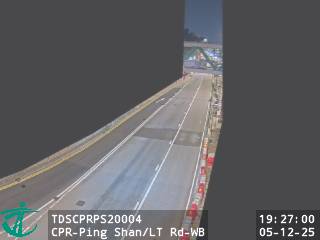 青山公路屏山段近朗天路 - 西行