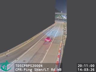 青山公路屏山段近朗天路 - 西行