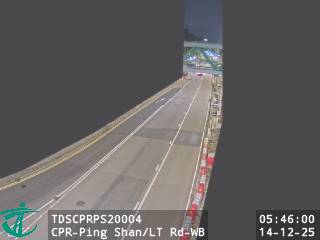 青山公路屏山段近朗天路 - 西行