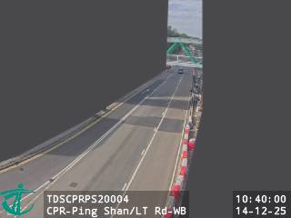 青山公路屏山段近朗天路 - 西行