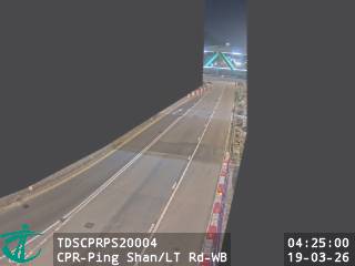 青山公路屏山段近朗天路 - 西行