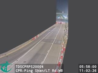 青山公路屏山段近朗天路 - 西行