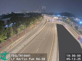 朗天路近天福路 - 南行