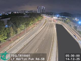 朗天路近天福路 - 南行