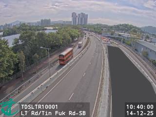 朗天路近天福路 - 南行