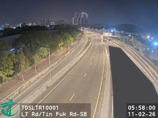 朗天路近天福路 - 南行