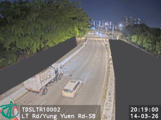 朗天路近庸園路 - 南行