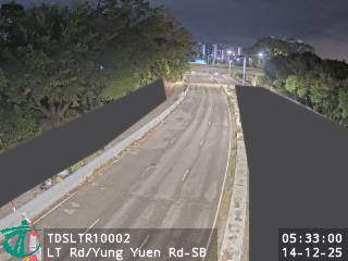 朗天路近庸園路 - 南行