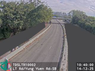 朗天路近庸園路 - 南行