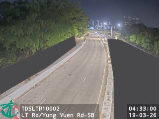 朗天路近庸園路 - 南行