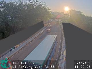 朗天路近庸園路 - 南行