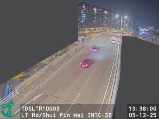 朗天路近水邊圍交匯處 - 南行