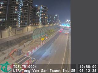 朗天路近唐人新村交匯處 - 南行