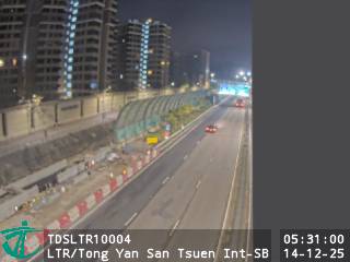 朗天路近唐人新村交匯處 - 南行