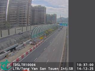 朗天路近唐人新村交匯處 - 南行