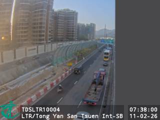 朗天路近唐人新村交匯處 - 南行