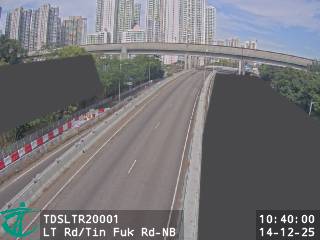 朗天路近天福路 - 北行