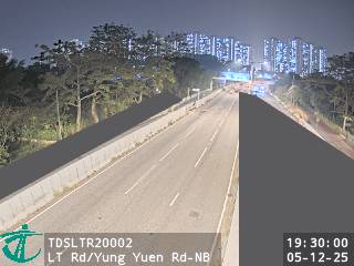 朗天路近庸園路 - 北行