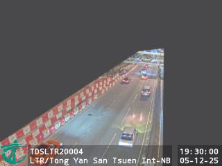 朗天路近唐人新村交匯處 - 北行