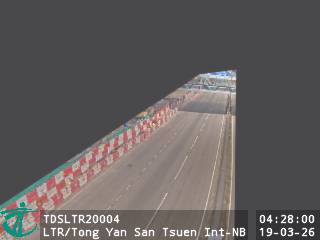 朗天路近唐人新村交匯處 - 北行