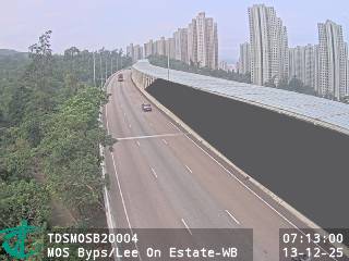 馬鞍山繞道近利安邨 - 西行