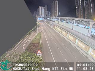 馬鞍山路近大水坑港鐵站 - 北行