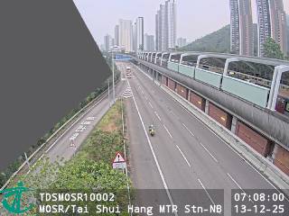 馬鞍山路近大水坑港鐵站 - 北行