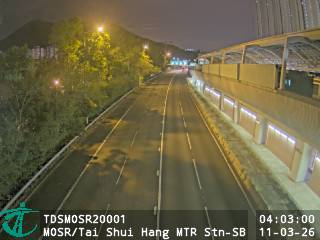 馬鞍山路近大水坑港鐵站 - 南行