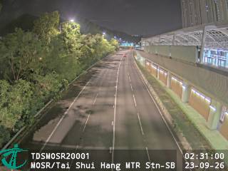 馬鞍山路近大水坑港鐵站 - 南行