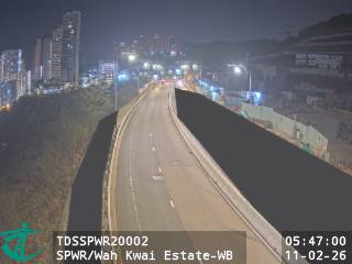 石排灣道近華貴邨 - 西行