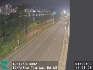 大涌橋路近沙田圍路 - 北行