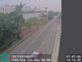 大涌橋路近沙田圍路 - 北行