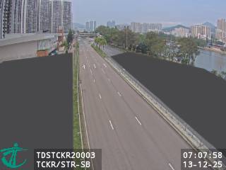 大涌橋路近沙田路 - 南行