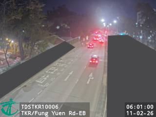 汀角路近鳳園路 - 東行