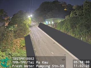 大埔公路大埔滘段近大埔滘食水抽水站 - 南行