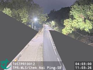 大埔公路馬料水段近赤泥坪 - 南行