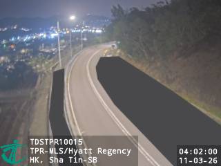 大埔公路馬料水段近香港凱悅酒店 - 南行