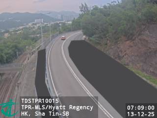 大埔公路馬料水段近香港凱悅酒店 - 南行