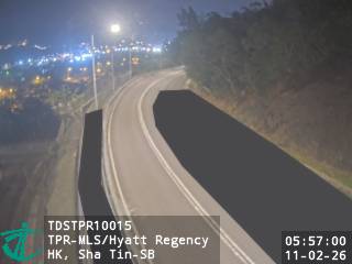 大埔公路馬料水段近香港凱悅酒店 - 南行