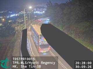 大埔公路馬料水段近香港凱悅酒店 - 南行
