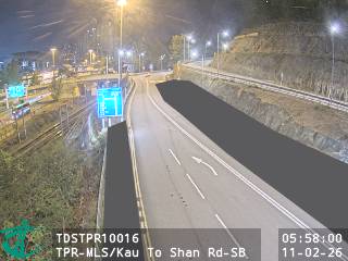 大埔公路馬料水段近九肚山路 - 南行