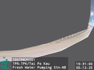 大埔公路大埔滘段近大埔滘食水抽水站 - 北行