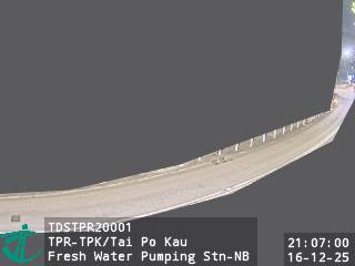 大埔公路大埔滘段近大埔滘食水抽水站 - 北行