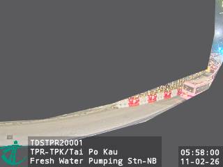大埔公路大埔滘段近大埔滘食水抽水站 - 北行