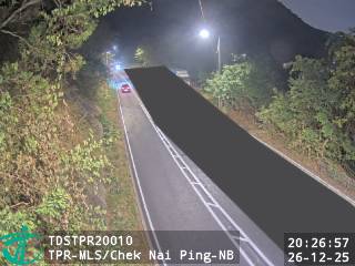 大埔公路馬料水段近赤泥坪 - 北行