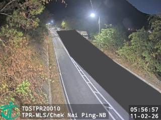 大埔公路馬料水段近赤泥坪 - 北行